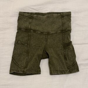lululemon athletica Dark Green Women's Cargo Shorts